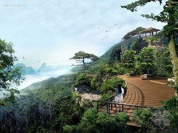 雁荡山茶苑 古典园林建筑效果图设计中的禅意与自然交响